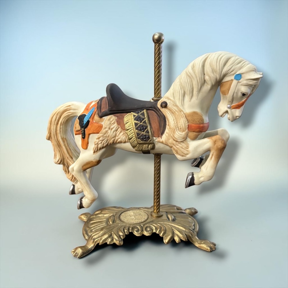 Tobin Fraley The American Carousel Horse Porcelain Figurine Second Edition